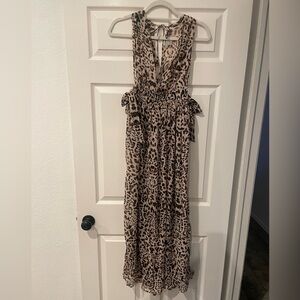Gianni Bini Sheer Leopard Dress